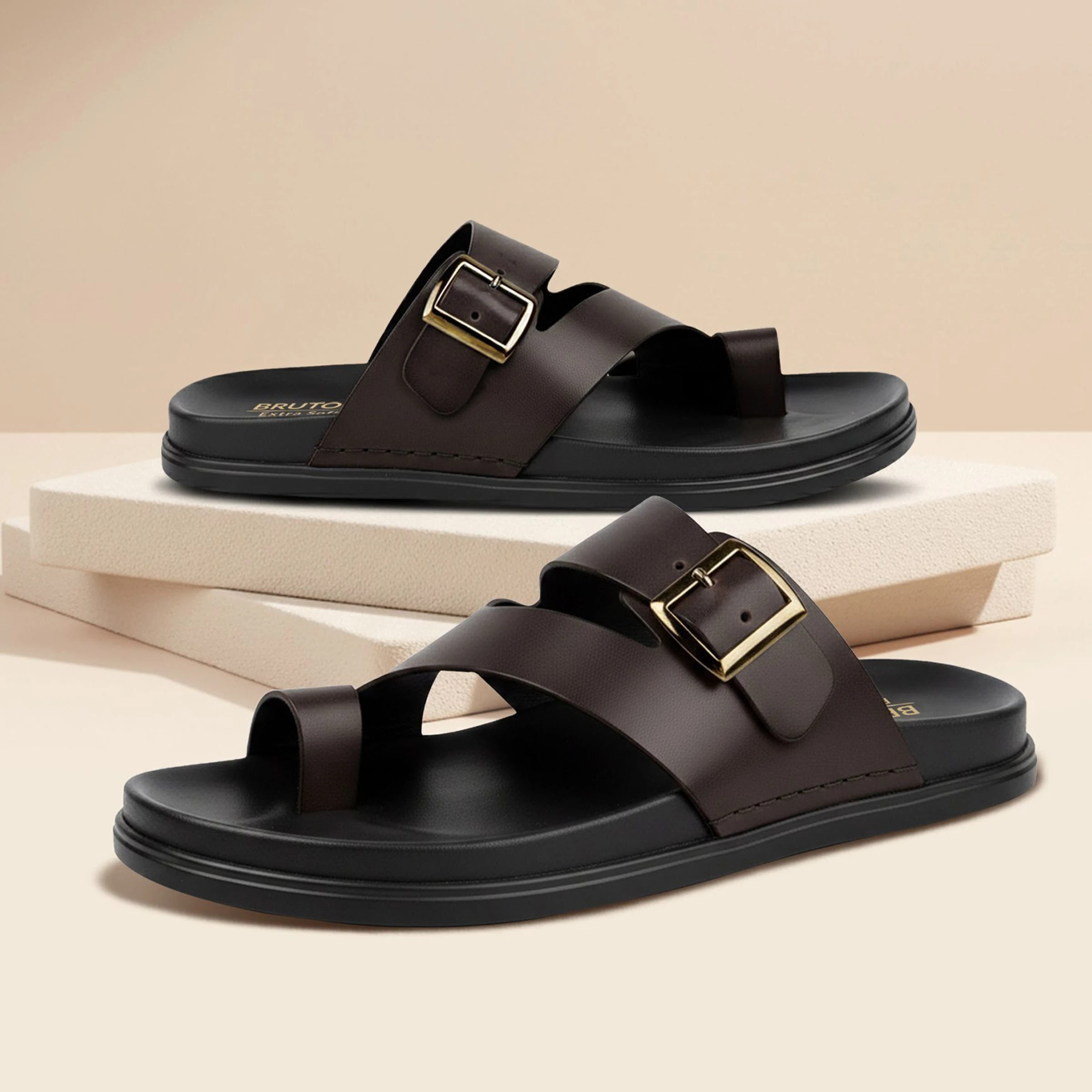 BRUTON Ortho | Extra Soft | Comfort Toe | Acupressure | Comfortabale